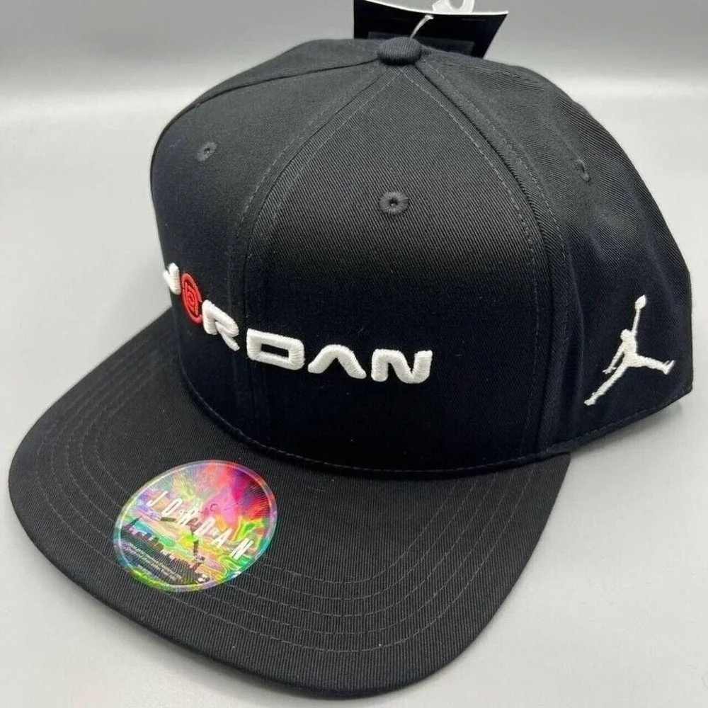 Air Jordan x Clot Hat Men Black Edison Chen Jumpman Snapback Cap Bulls New